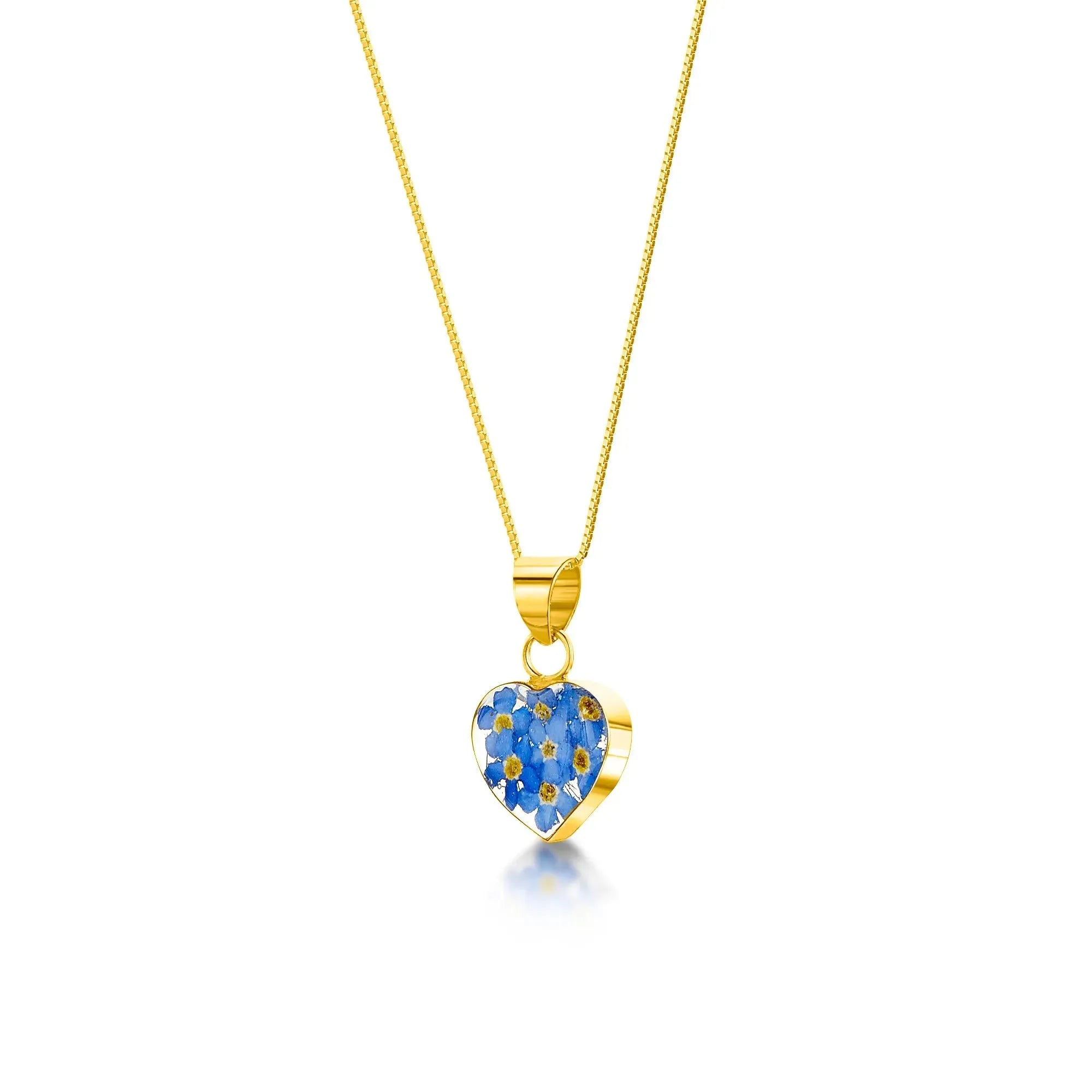 Ciondolo a cuore in argento sterling Non dimenticarmi - Regalo perfetto per la Festa della Mamma