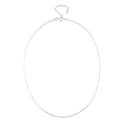 Collana con pendente a goccia Non Ti Scordar di Me in argento sterling