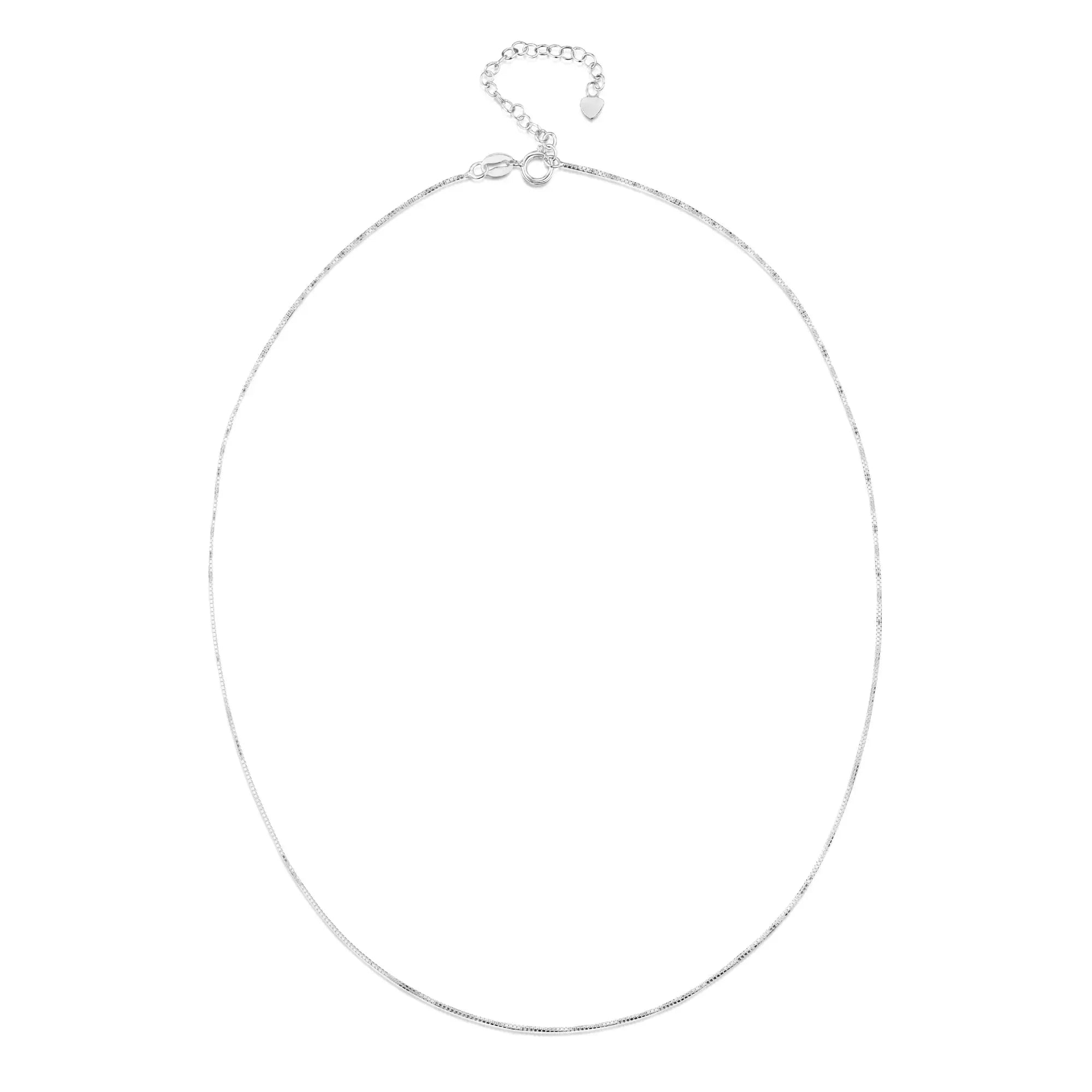 Collana con ciondolo Margherita Bianca Reale – Ciondolo a cerchio in argento sterling