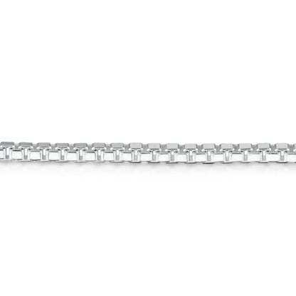 Collana con ciondolo Margherita Bianca Reale – Ciondolo a cerchio in argento sterling